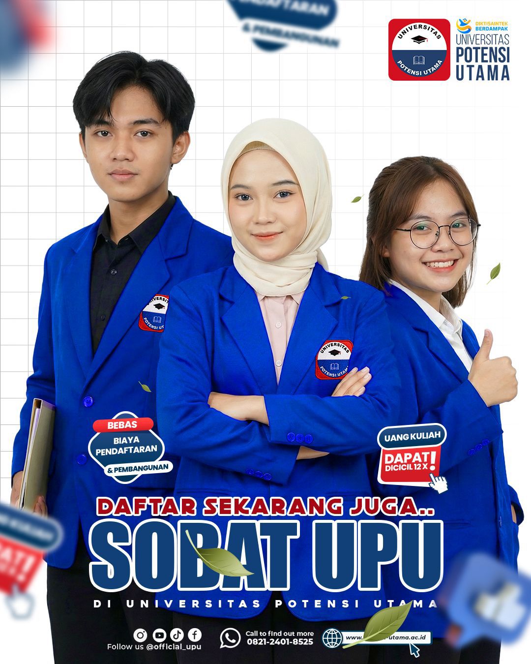 Promo Bebas Biaya Pendaftaran UPU